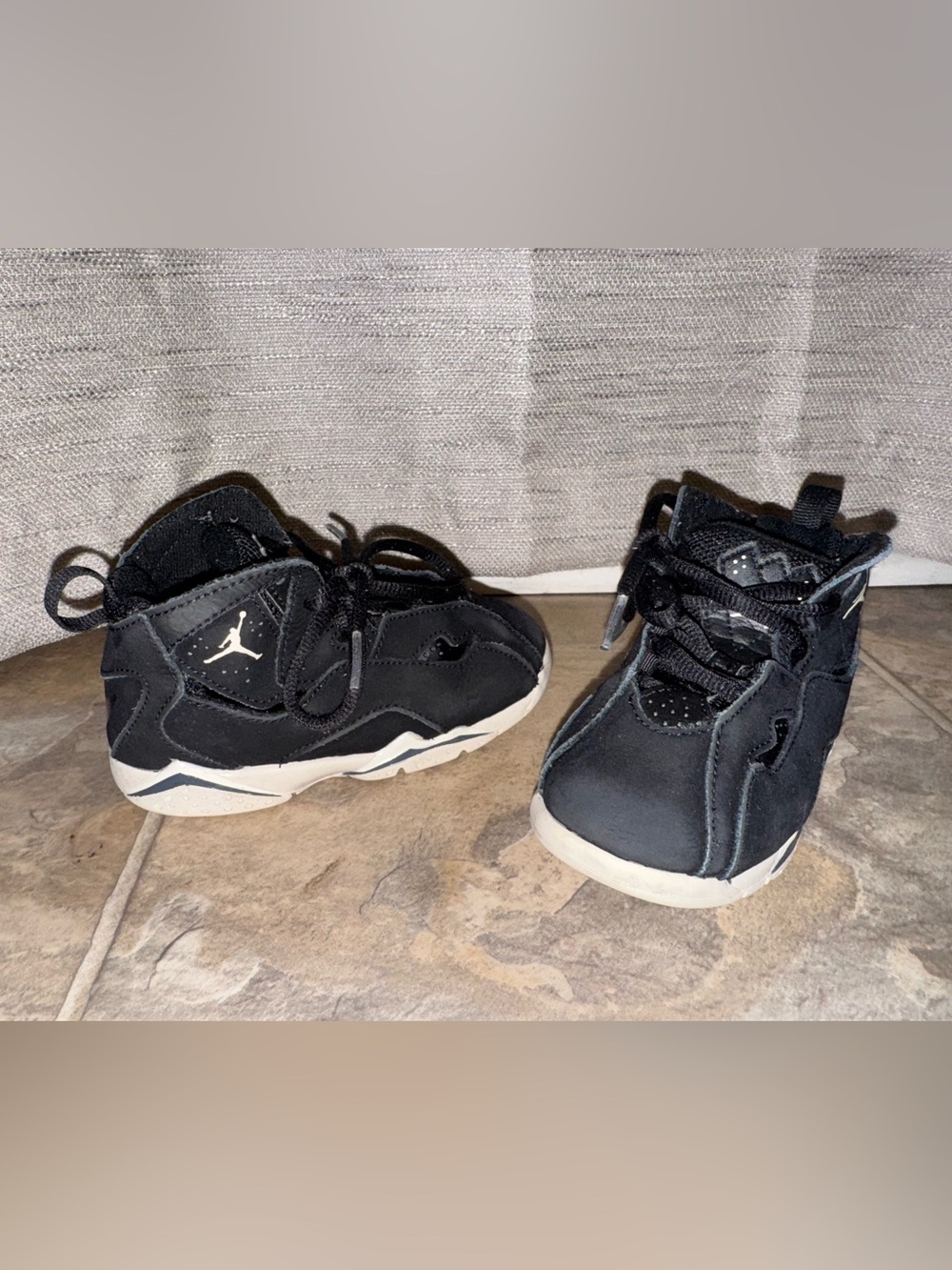 Jordan Kids Black and White Sneaker with Jumpman Logo
